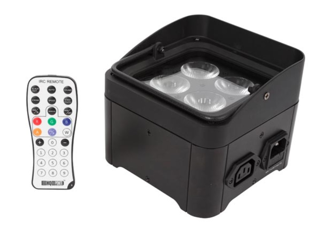 Led Vloer Truss Spot 4x4w + Rgb - Uv 4