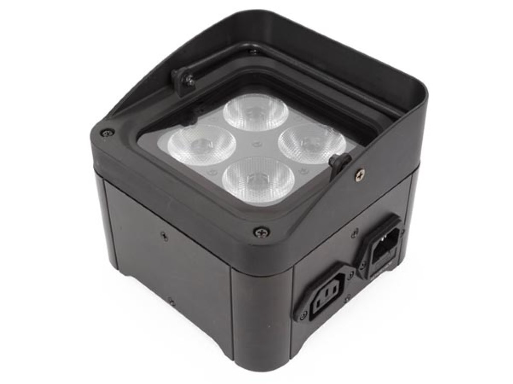Led Vloer Truss Spot 4x4w + Rgb - Uv 5