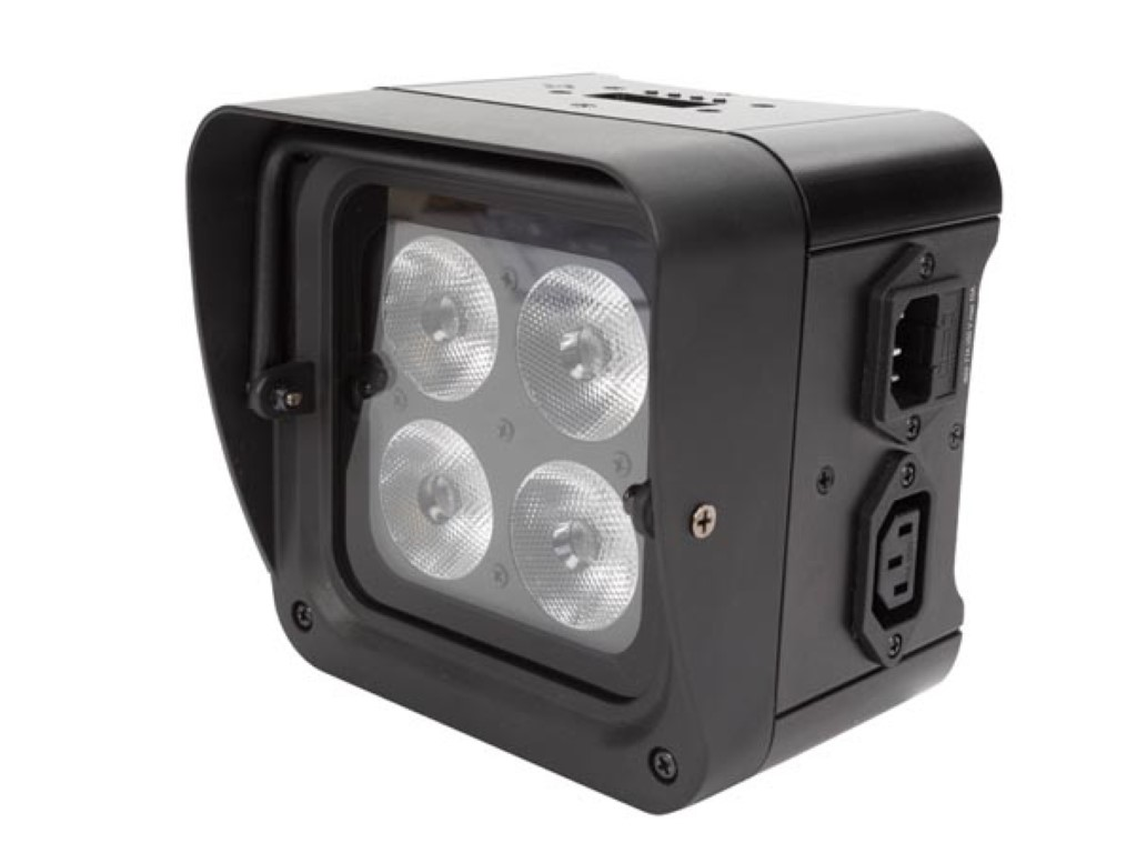 Led Vloer Truss Spot 4x4w + Rgb - Uv 6
