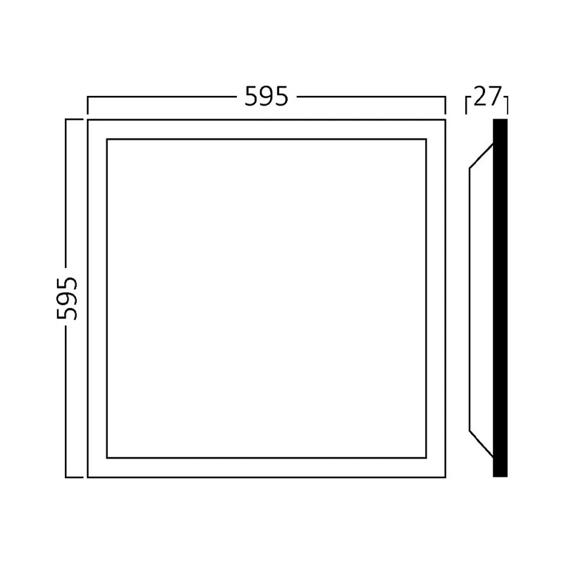 Leddle Led Paneel 60x60 40w Cct 5