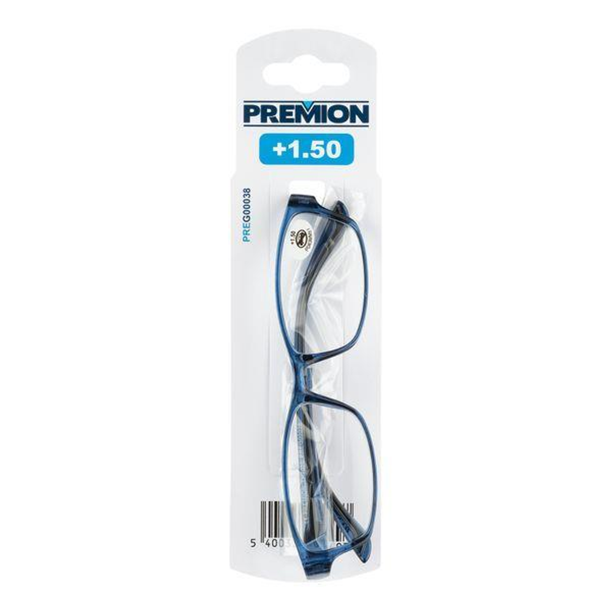 Leesbrillen Model 3 Blauw/zwart +1.50