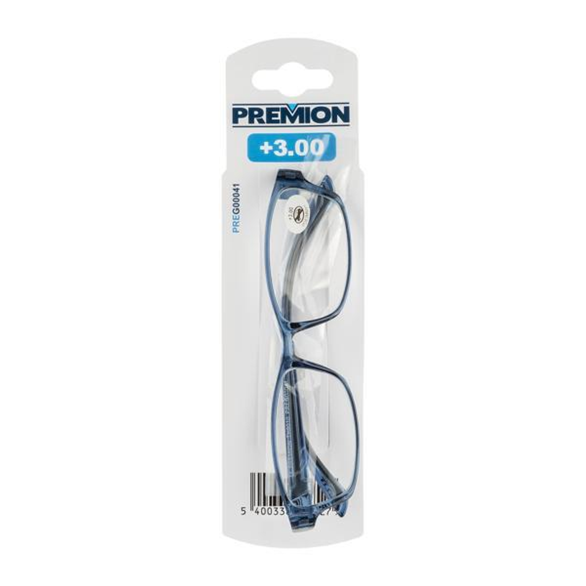 Leesbrillen Model 3 Blauw/zwart +3.00
