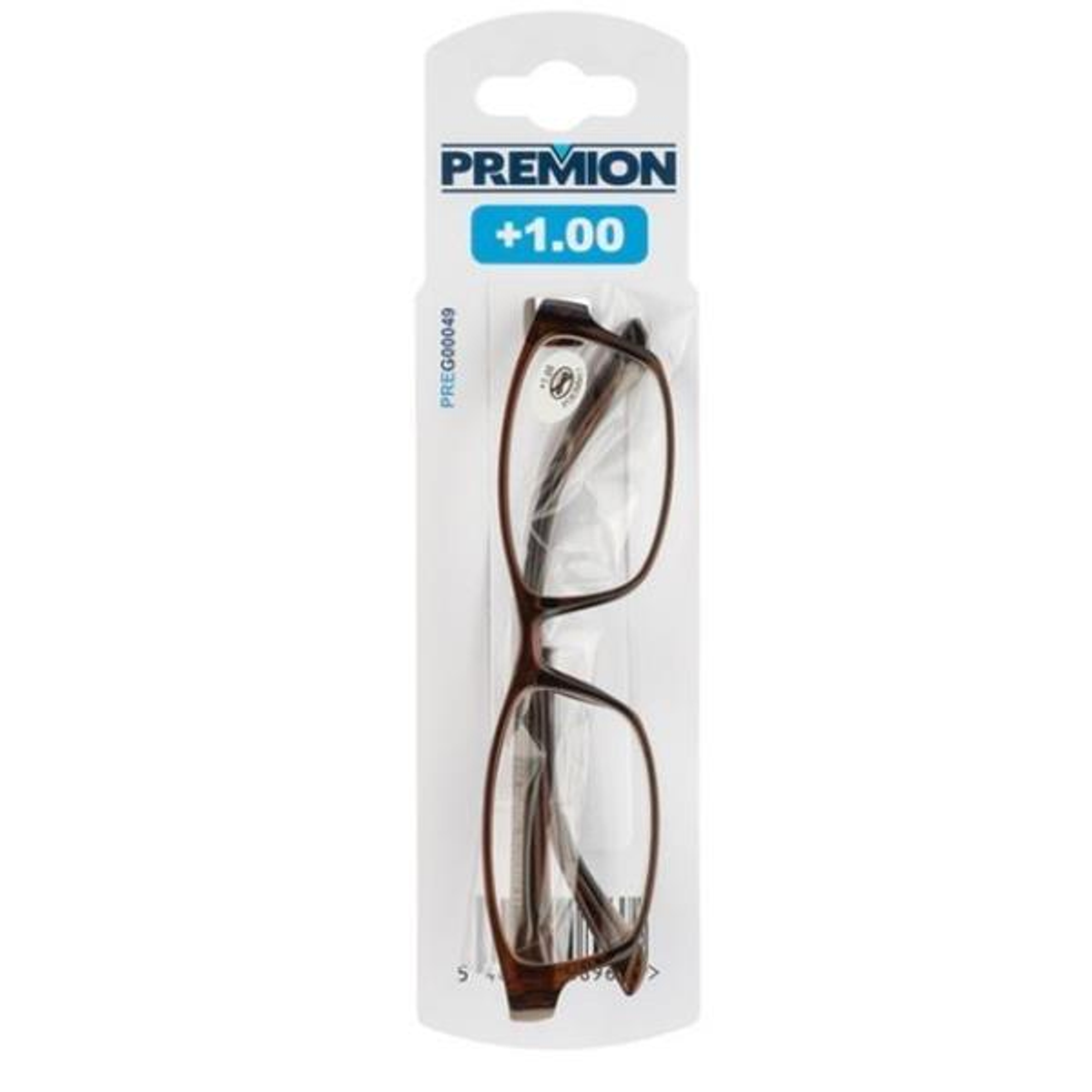Leesbrillen Model 3 Bruin/zwart +1.00