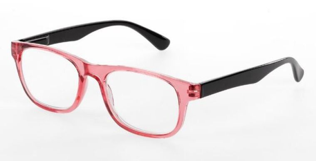 Leesbrillen Model 3 Rood/zwart +3.50