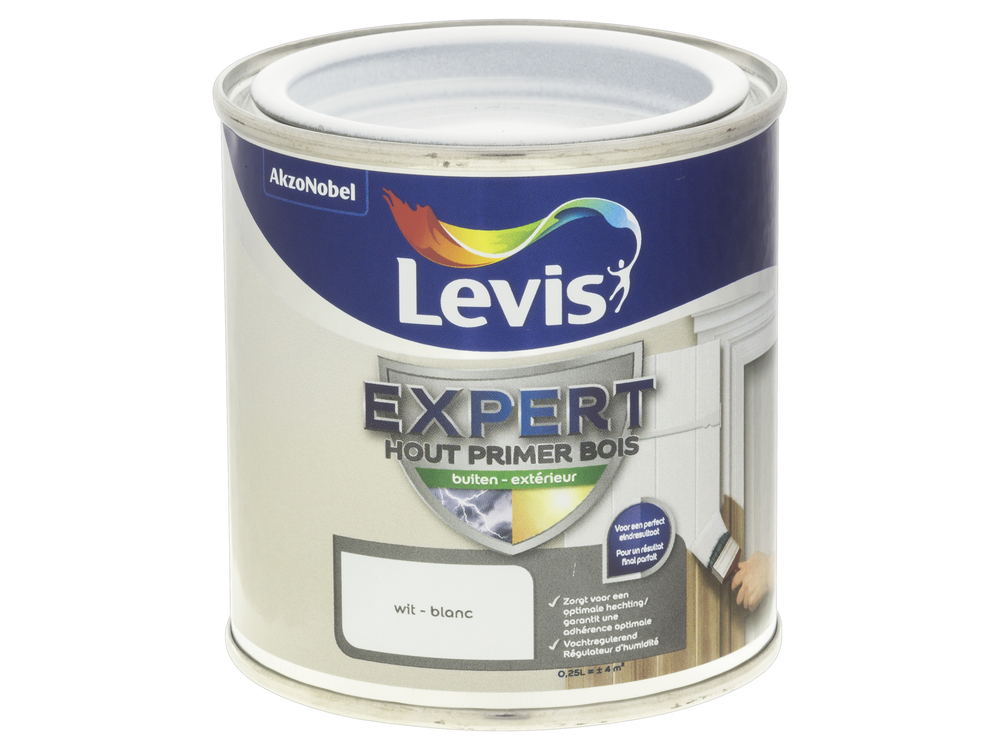 Levis Expert Lakprimer Buiten Hout 0.25 l Wit