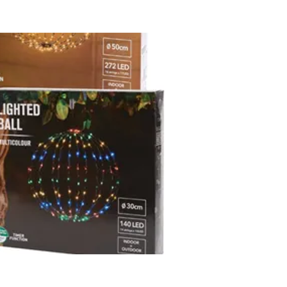 Lichtbol 30 cm Multicolor