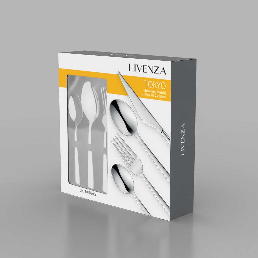 Livenza Inox Bestekset Tokyo 24dlg