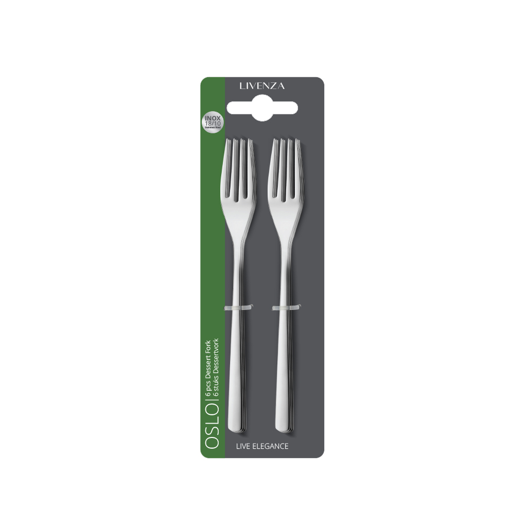 Livenza Inox Desert Vork 6st