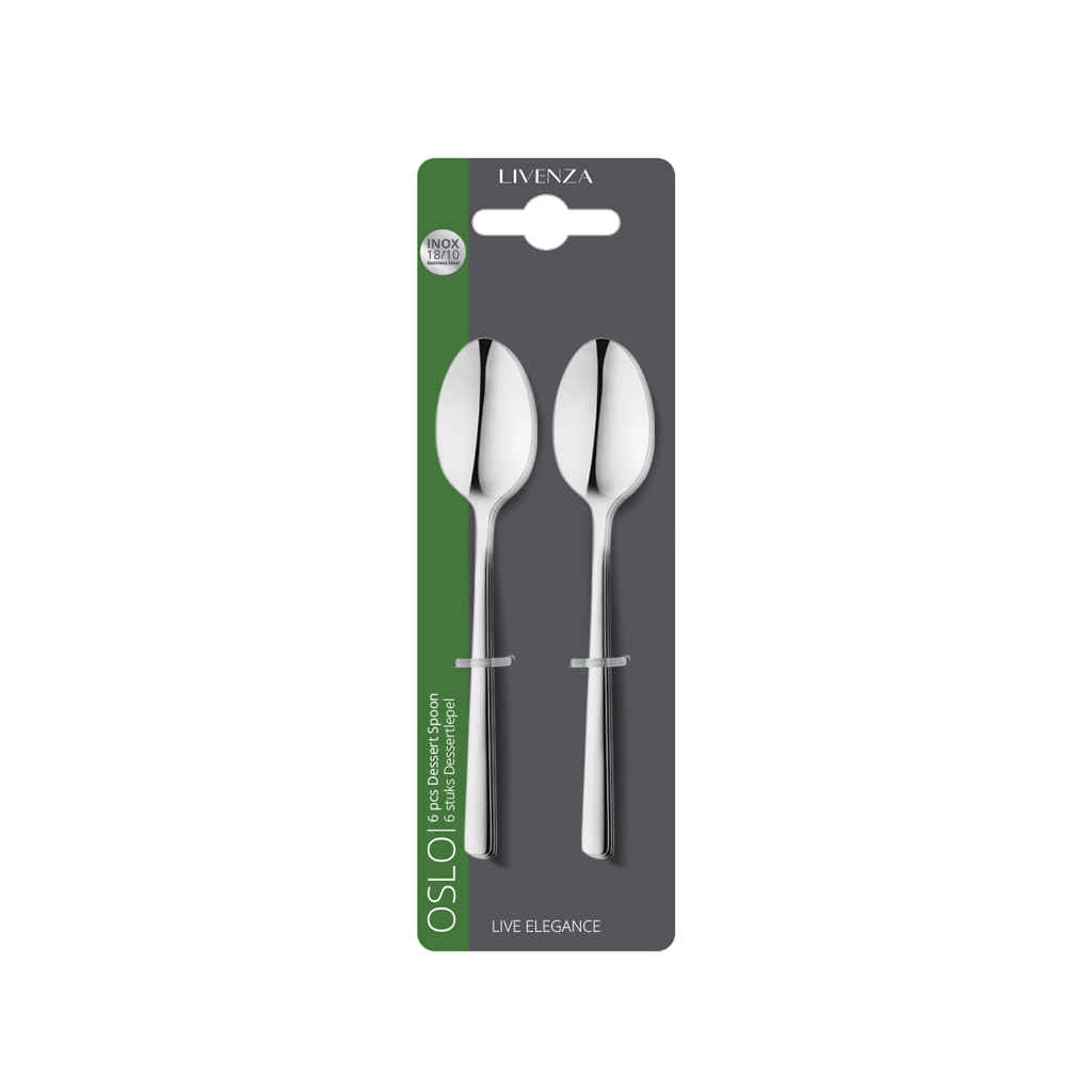 Livenza Inox Desertlepels 6st