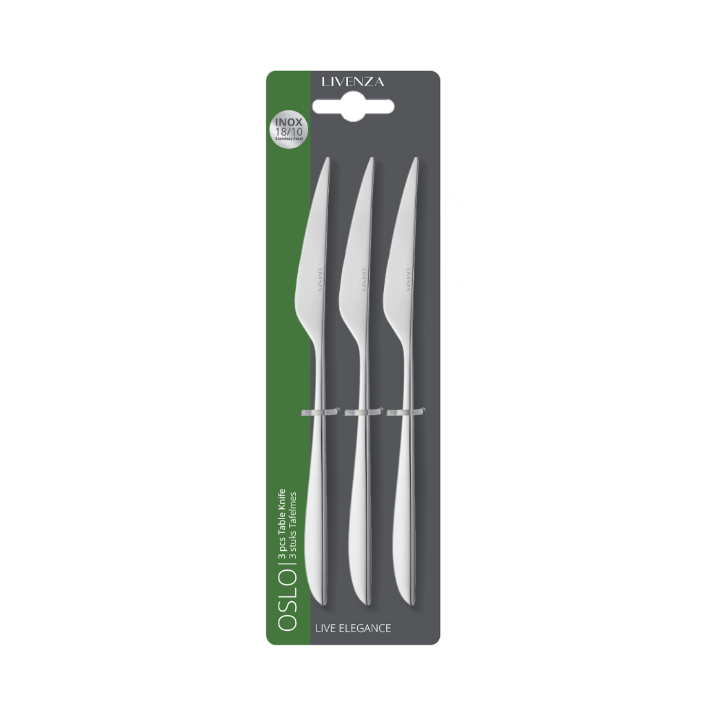 Livenza Inox Eet Mes 3st
