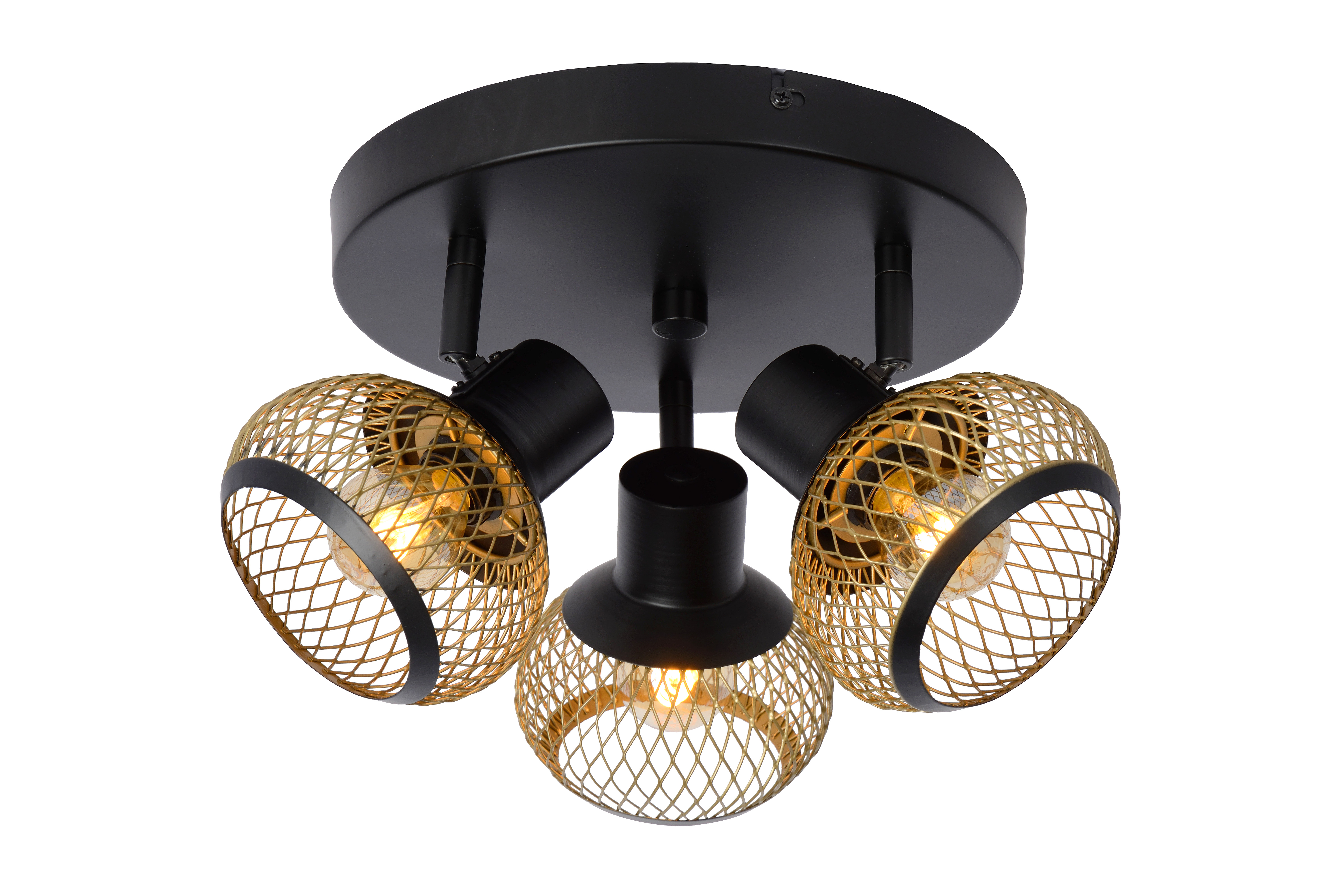 Lucas Plafondspot-Mat Go.-3xe14-40w-Metaal 2