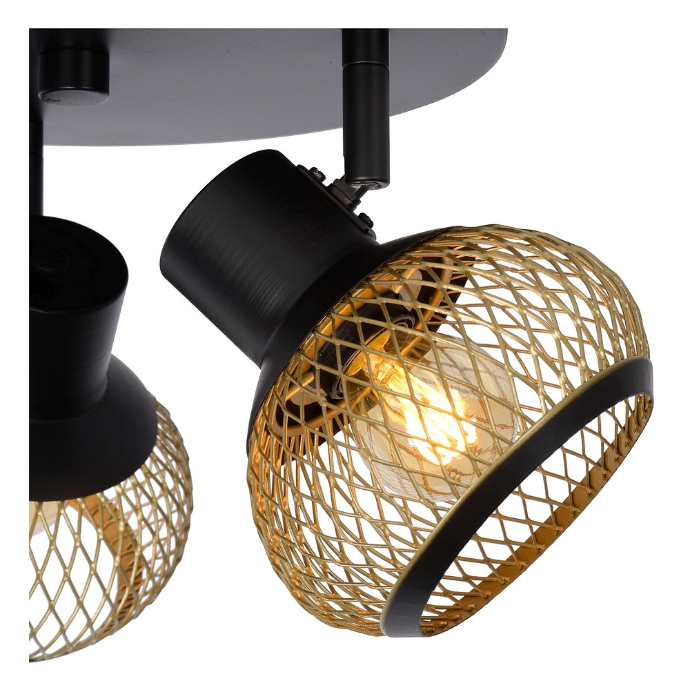 Lucas Plafondspot-Mat Go.-3xe14-40w-Metaal 3