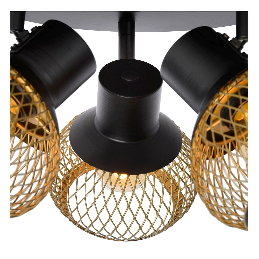 Lucas Plafondspot-Mat Go.-3xe14-40w-Metaal 4