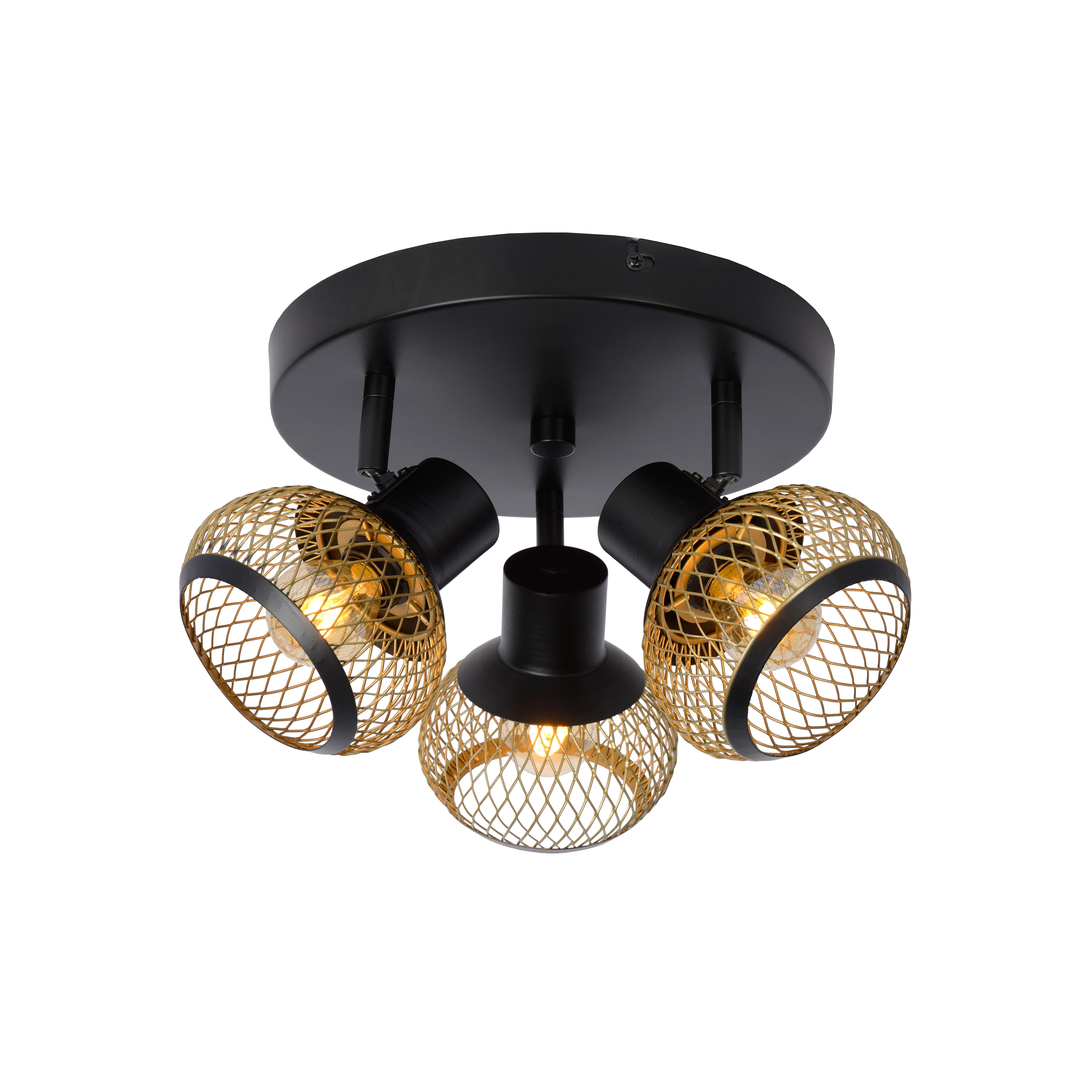 Lucas Plafondspot-Mat Go.-3xe14-40w-Metaal