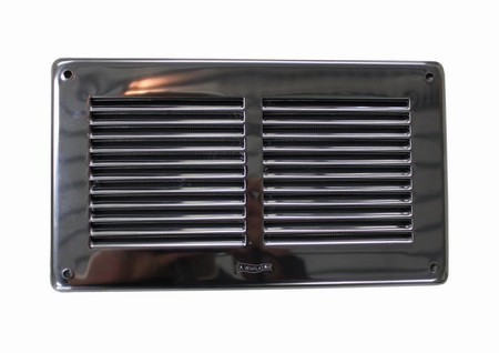 Luchtrooster Metaal Inox 240x140