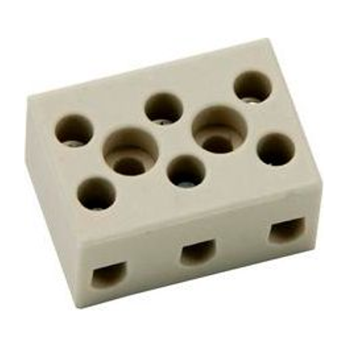 Lusterklem Porcelein 3x6²