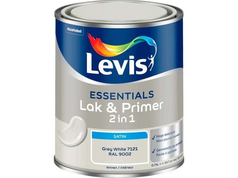 Lv Essentials Lak&pr Grey White 750 ml