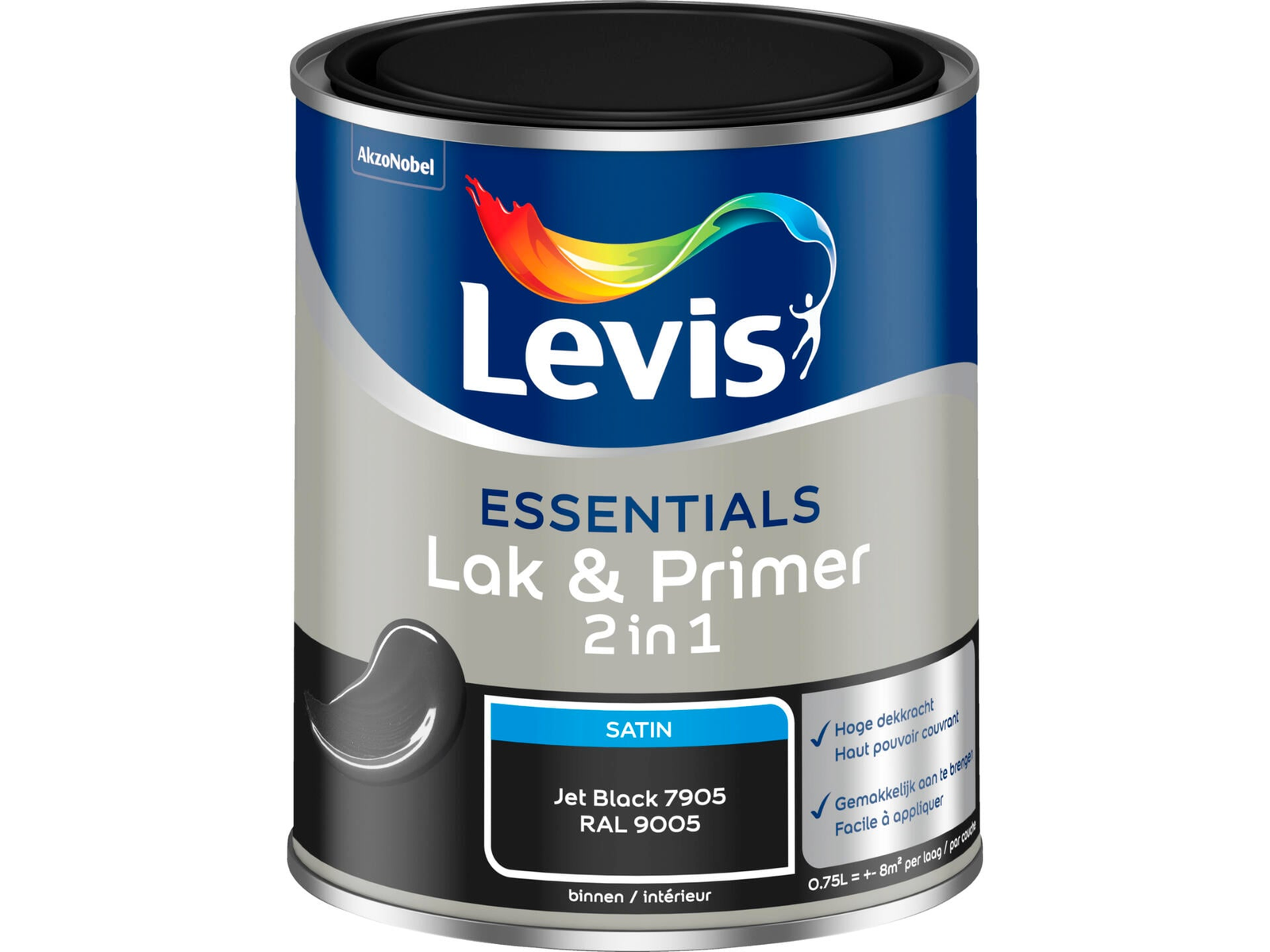 Lv Essentials Lak&pr Jet Black 750 ml