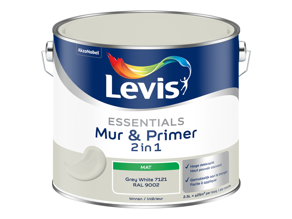 Lv Essentials Mur&pr Grey White 2.5 l