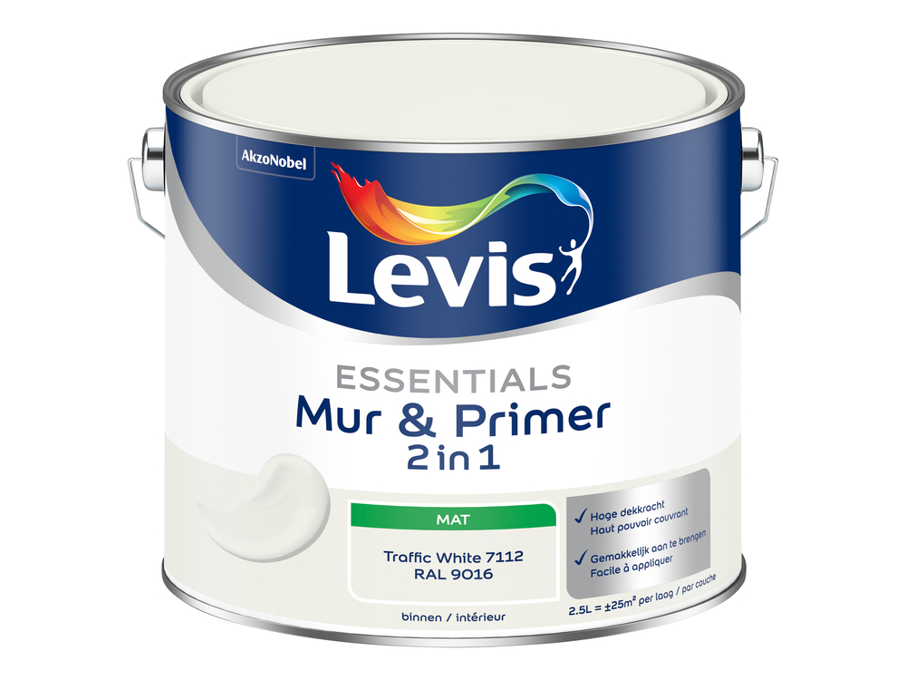 Lv Essentials Mur&pr Traffic White 2.5 l