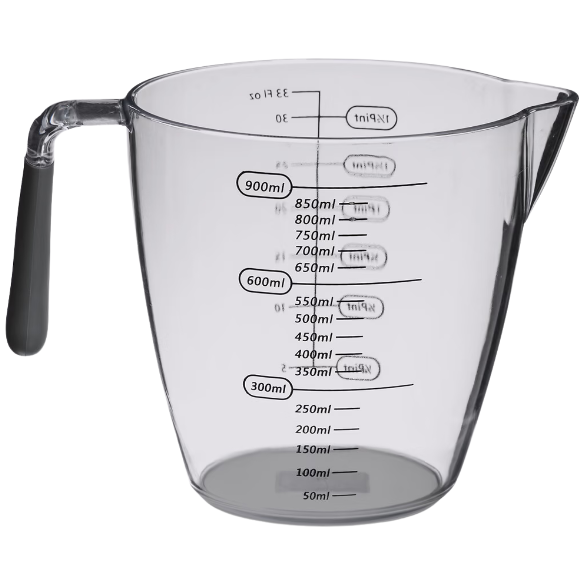 Maatbeker Ps+tpr 900 ml