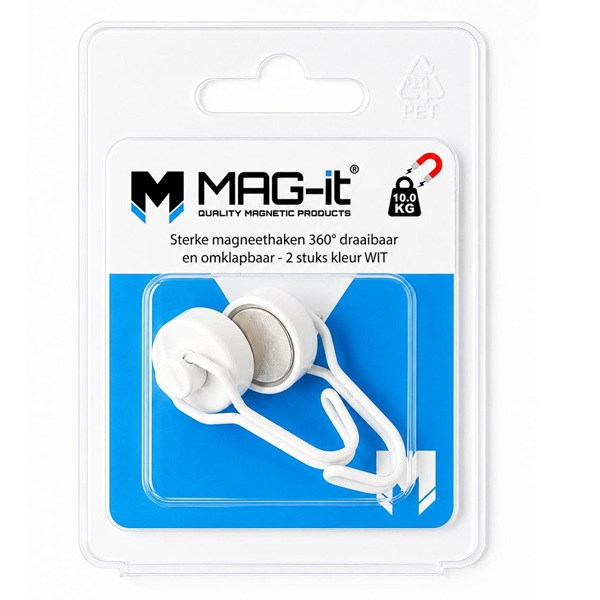 Mag It Neodymium Haak Wit