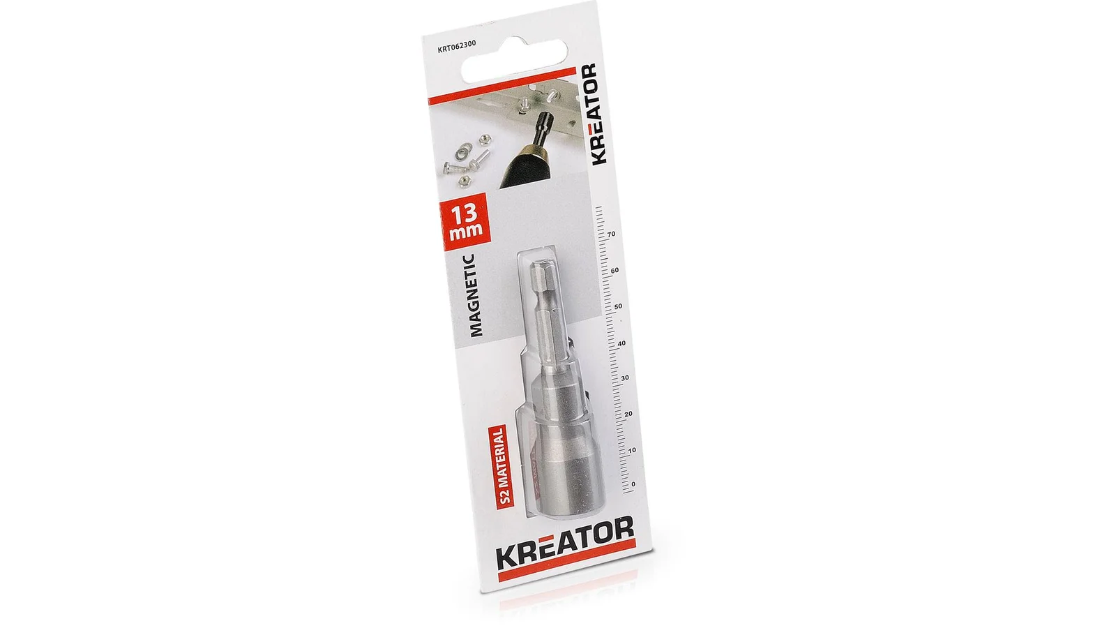 Kreator Krt062300 Magnetische Dopsleutelbit 13 mm