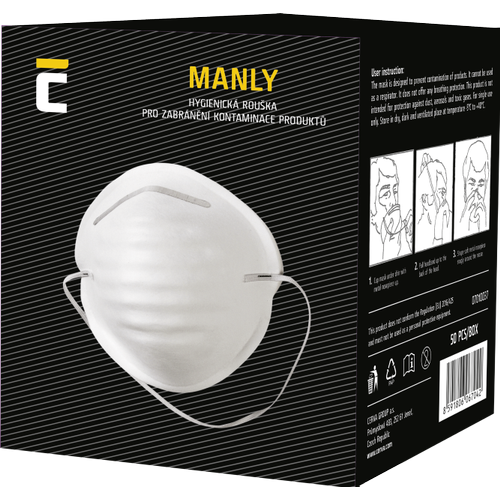 Manly Mondmasker 50st 2