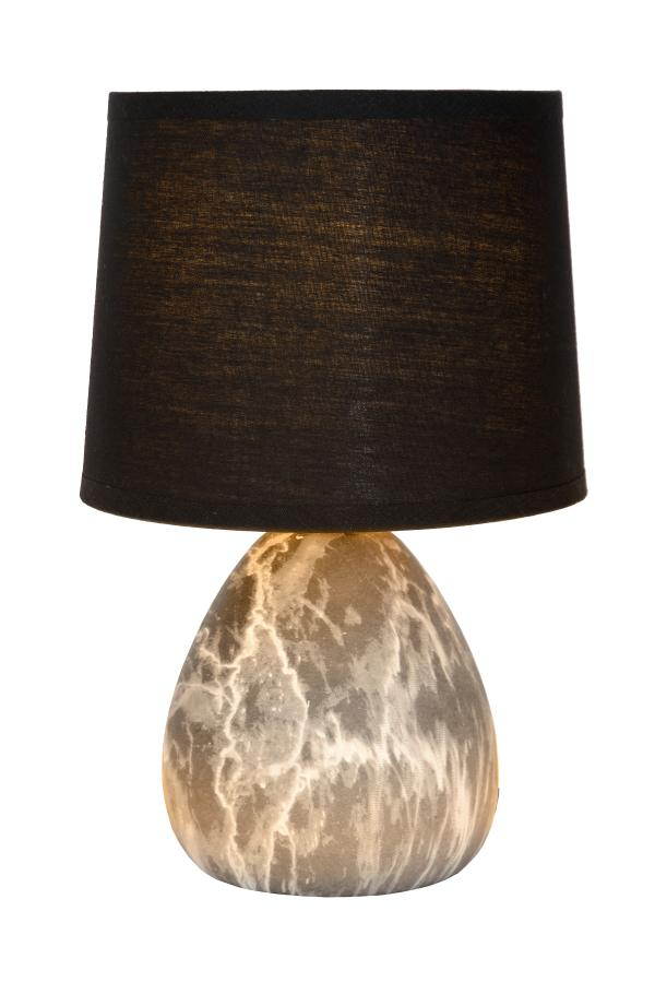 Marmo Tafellamp-Zwart-Ø16-1xe14-40w-Kerami.