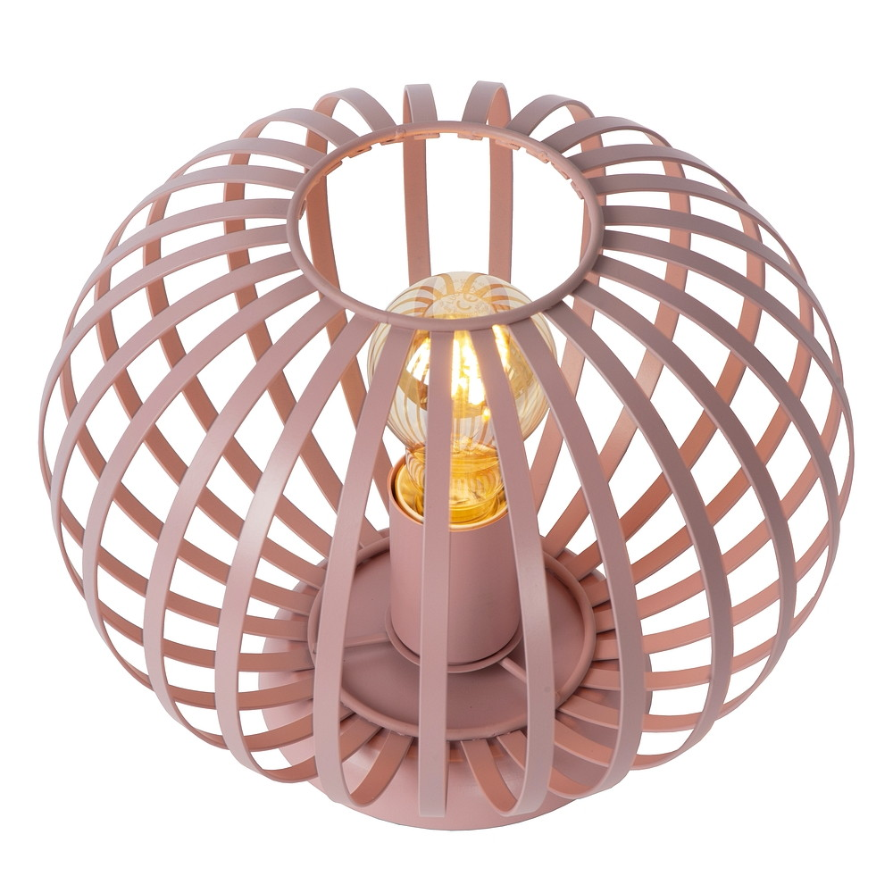 Merlina Tafellamp Kinder-Roze-Ø25,5-1xe27-40w 3