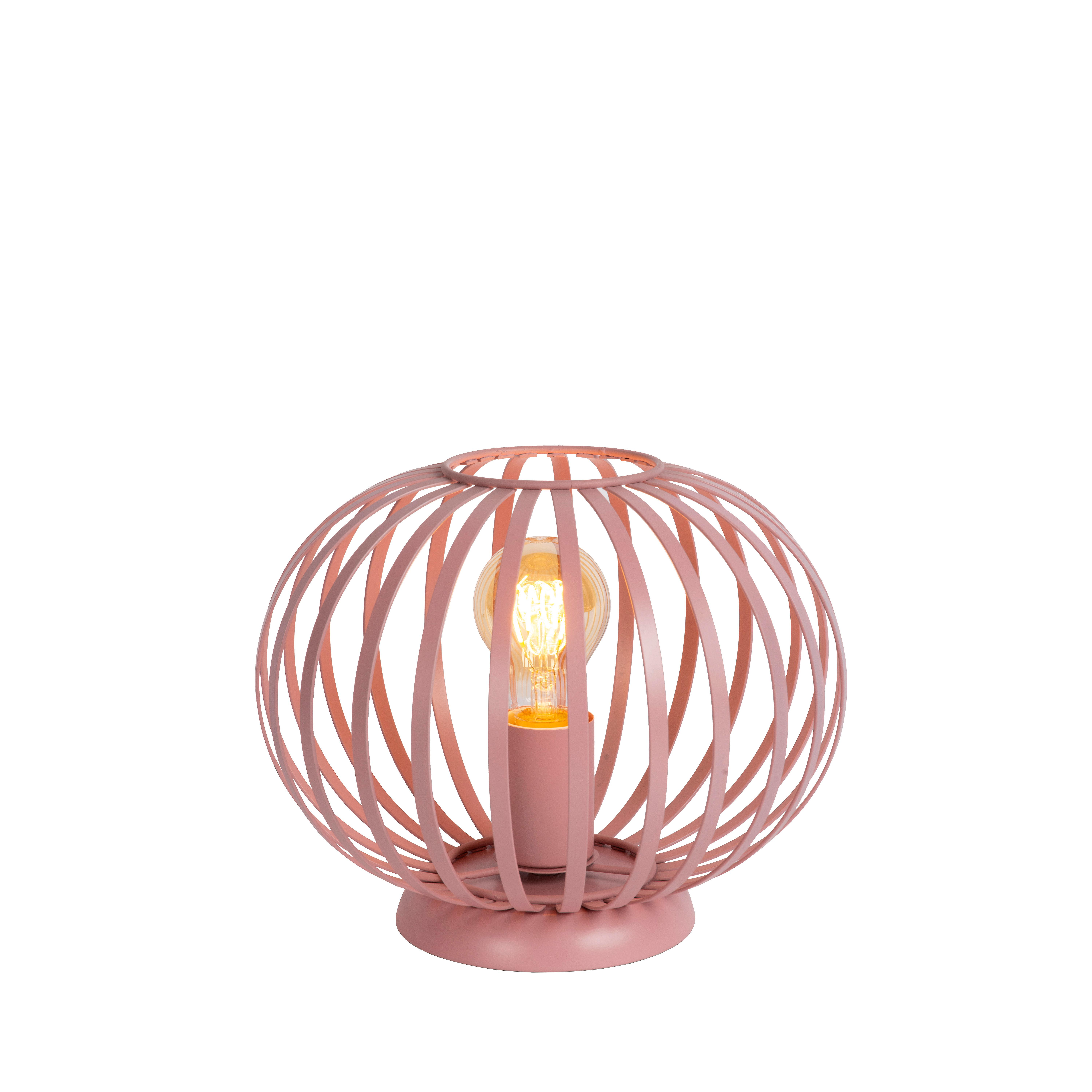 Merlina Tafellamp Kinder-Roze-Ø25,5-1xe27-40w
