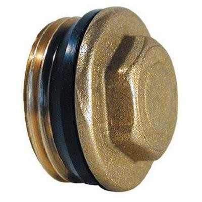 Messing Stop 4/4m met Rubber 2