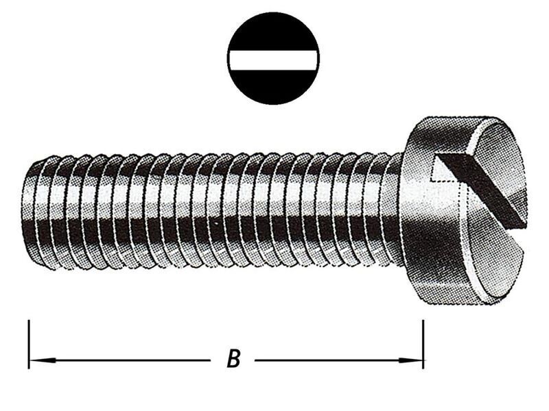 Metaalbouten Cil.kop met Moer M3 X 16 mm