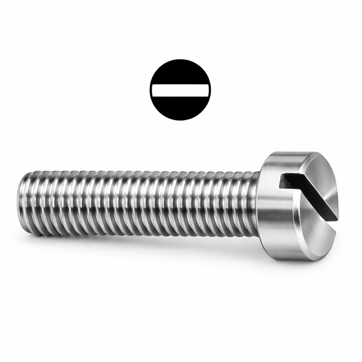 Metaalbouten Cil.kop met Moer M4 X 40 mm