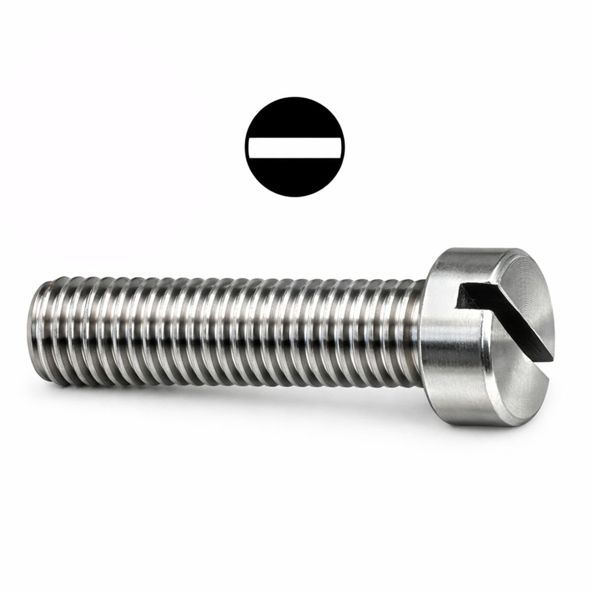 Metaalbouten, Cil.kop, Rvs M4 X 16 mm