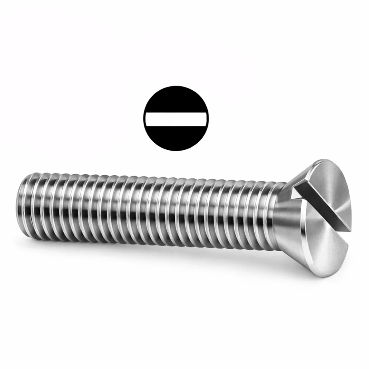 Metaalbouten Platte Kop + Moer M4 X 40 mm