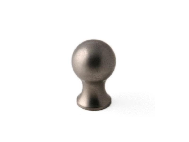 Meubelknop, Zamak/rvs-Look 18 mm