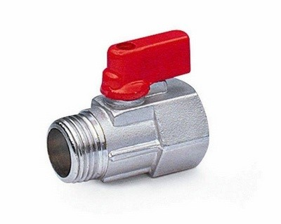 Mini Bolkraan 1/2mf Rood