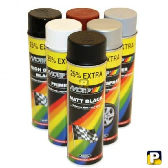 Motip Spray 150 ml Hoogglans - Ral 6002 2