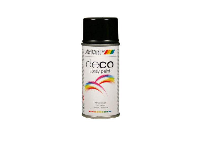 Motip Spray 150 ml Hoogglans - Ral 9005