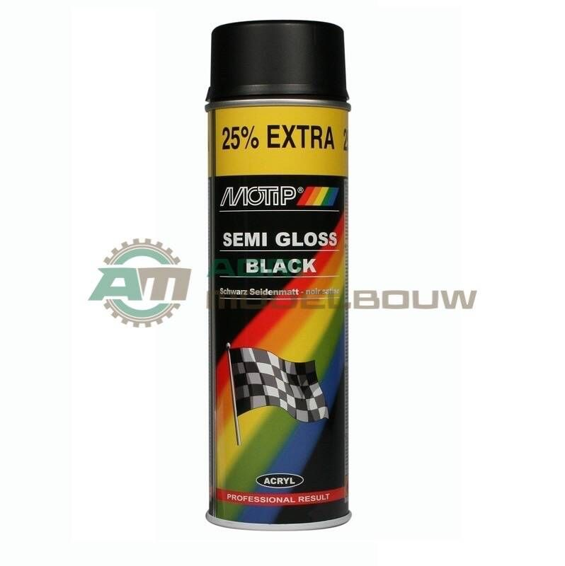 Motip Spray Autolak - Zijdeglans Zwart