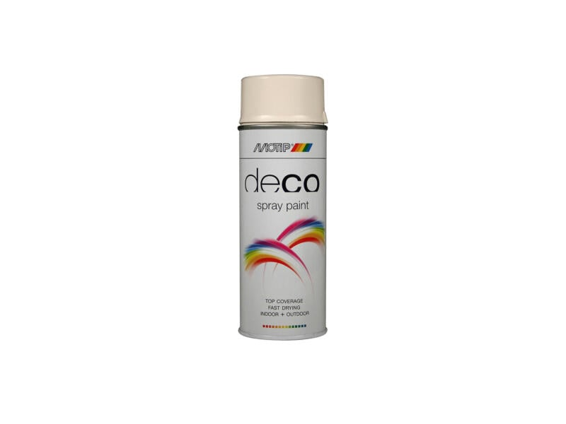 Motip Spray Hoogglans - Cremewit