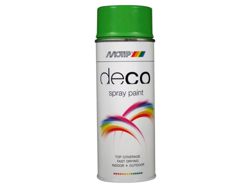 Motip Deco Lakspray Hoogglans 0,4 l Geelgroen