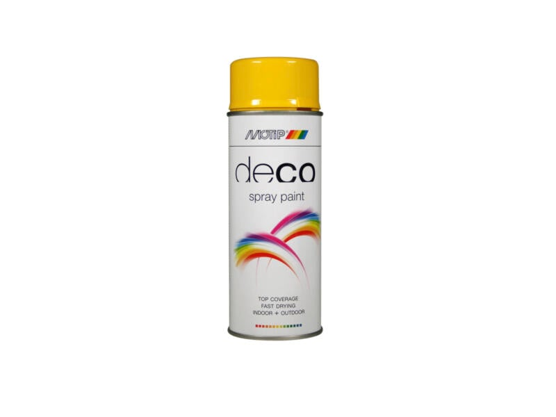 Motip Spray Hoogglans - Koolzaadgeel