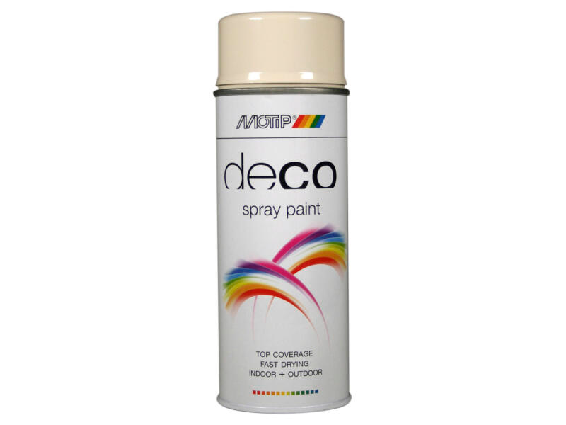 Motip Deco Lakspray Hoogglans 0,4 l Parelwit
