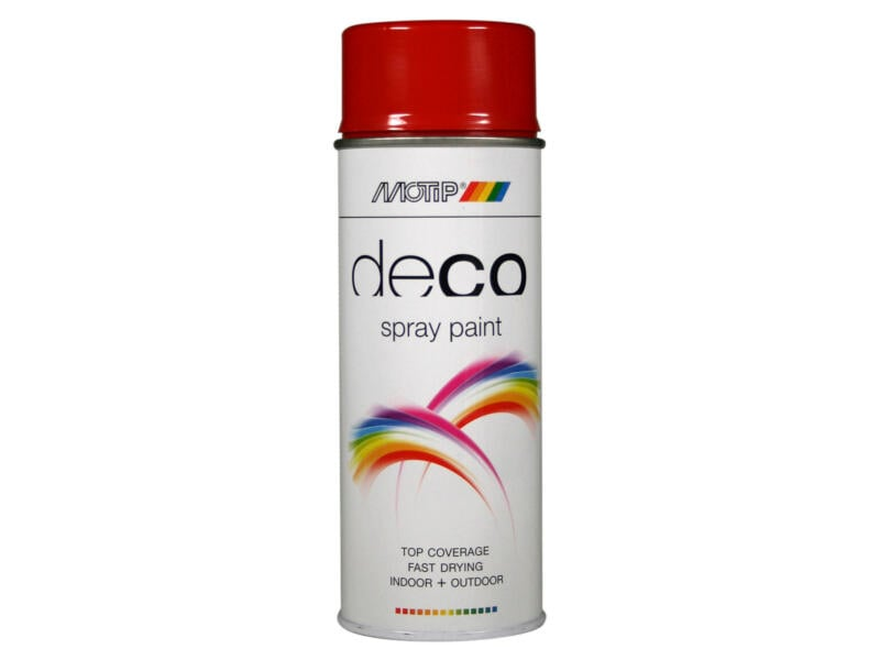 Motip Spray Hoogglans - Vuurrood