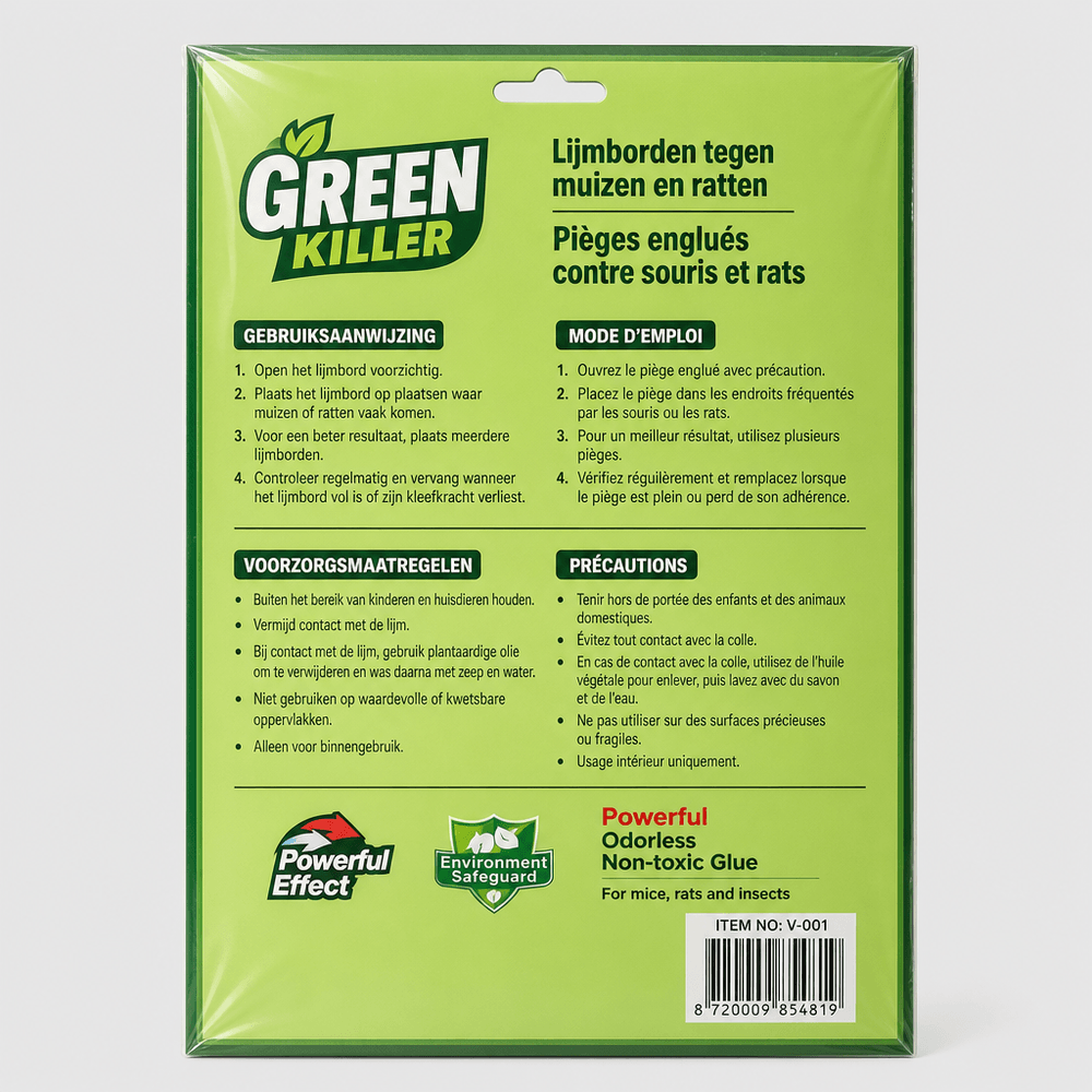 Muizenlijmbord Green Killer 2
