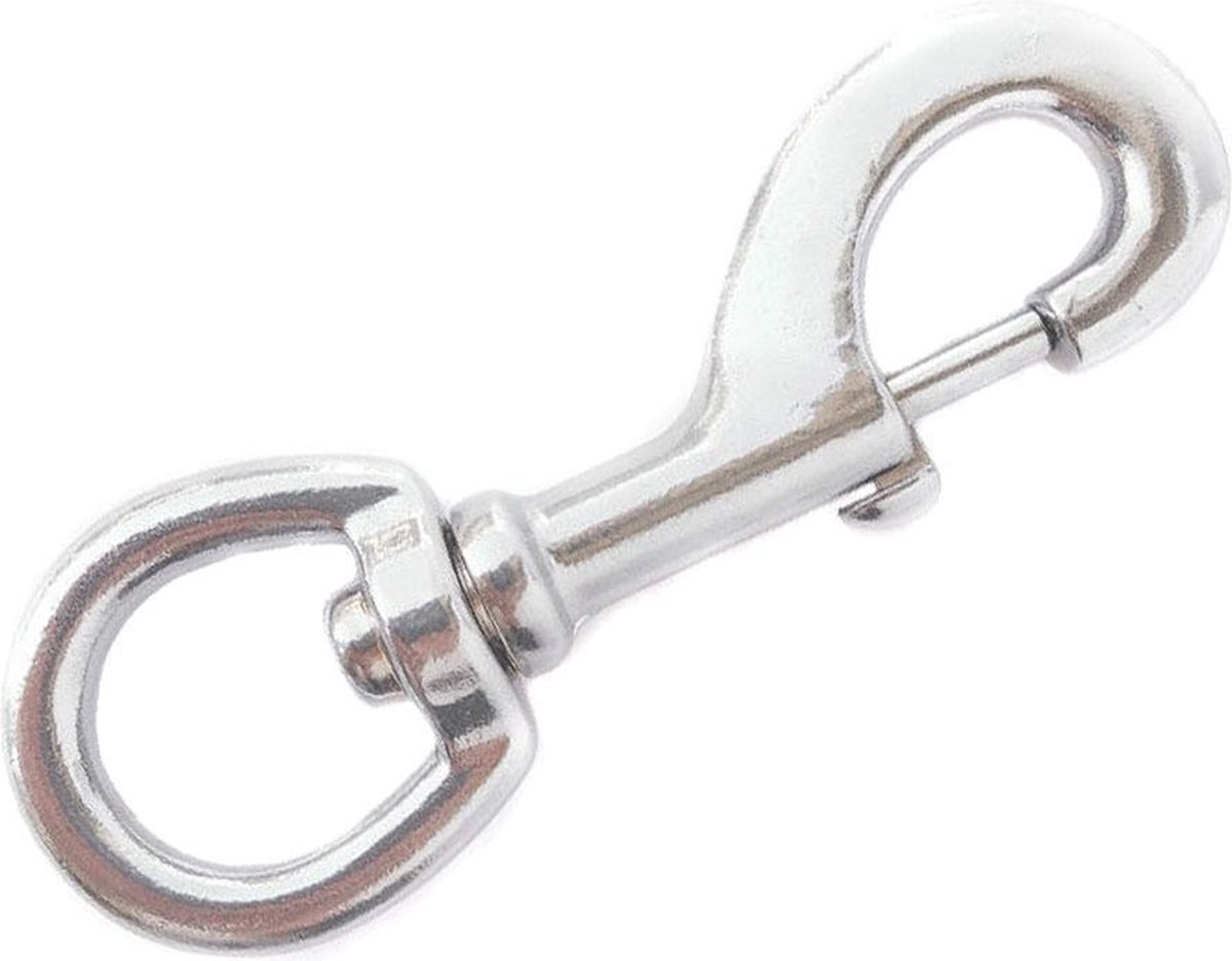 Musketierhaak+trekknop Verz. 16x78mm
