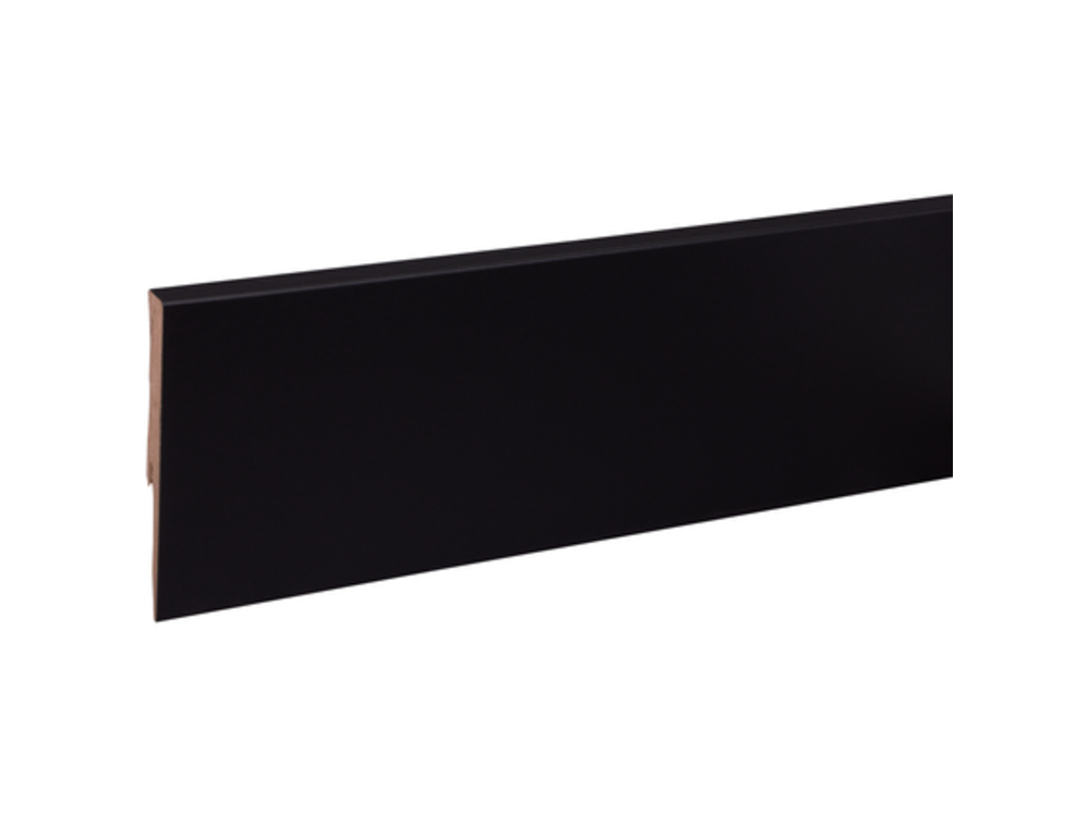 Muurplint 120x12mm Blok Zwart 240 cm 660 2