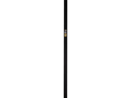 Muurplint 80x12mm Blok Zwart 240 cm 660